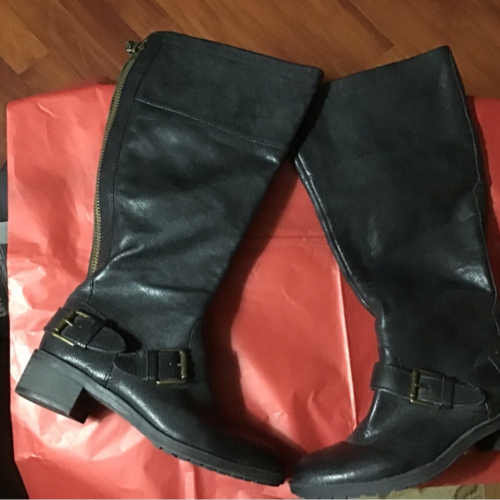 Naturalizer N5 Comfort Black Heeled Boots